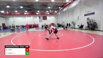 201-219 lbs Championship Bracket - Emmanuel Usani, Brownsburg vs Ben Lowe, Center Grove