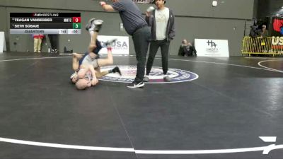 Schoolboys - 75 lbs Quarters - Seth Sobaje vs Teagan VanBebber, MTC - MANTANONA TRAINING CENTER