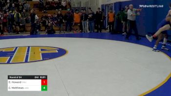 132 lbs Prelims - Darragh Howard, Fremont (Sunnyvale) vs Charles Matthews, Junipero Serra