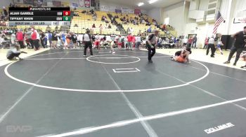 126 lbs Consi Of 8 #1 - Aliah Gamble, Union Girls JH vs Tiffany Khun, GRAVETTE