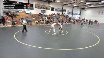 197 lbs Quarterfinal - Noah Clouser, Indianapolis vs Jacob Saylor, Trine