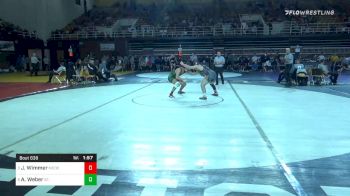 195 lbs Quarterfinal - Jack Wimmer, Mcdonogh School vs Aiden Weber, St. Mary`s Ryken