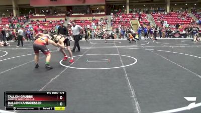 175 lbs 3rd Place Match - Dallen Kanngiesser, CYWC vs Tallon Grubbs, Hugoton Wrestling Club