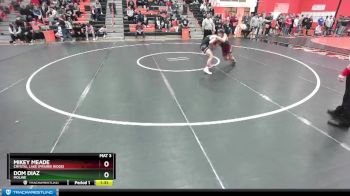 126 lbs Cons. Round 4 - Mikey Meade, Crystal Lake (PRAIRIE RIDGE) vs Dom Diaz, MOLINE