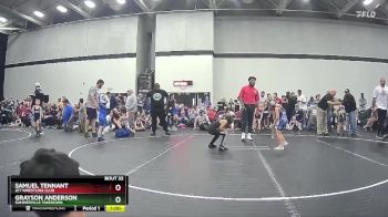 55 lbs Quarterfinal - Samuel Tennant, JET Wrestling Club vs Grayson Anderson, Summerville Takedown