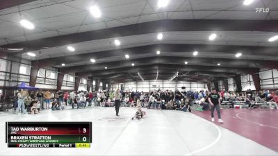 49 lbs Cons. Round 4 - Braxen Stratton, Iron County Wrestling Academy vs Tad Warburton, JWC