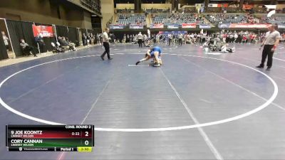 174 lbs Cons. Round 2 - Cory Cannan, Lindsey Wilson vs 9 Joe Koontz, Lindsey Wilson