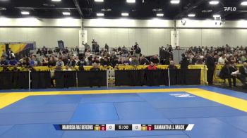 Samantha J. Mack vs Marissa Rae Berzins 2024 World IBJJF Jiu-Jitsu No-Gi Championship