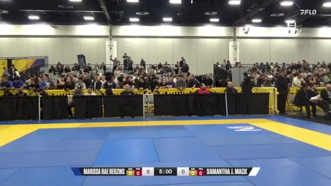 Samantha J. Mack vs Marissa Rae Berzins 2024 World IBJJF Jiu-Jitsu No-Gi Championship