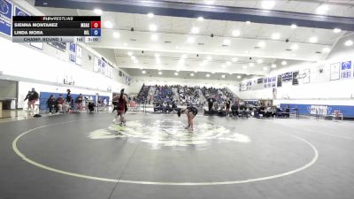 103 lbs Champ. Round 1 - Linda Mora, San Joaquin Delta College vs Sienna Montanez, Mt. San Antonio College