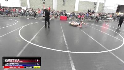 190 lbs Semifinal - Owen Burling, Askren Wrestling Academy vs Luke Driedric, Askren Wrestling Academy