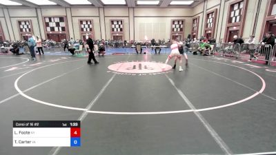 92 lbs Consi Of 16 #2 - Luke Foote, Ny vs Trent Carter, Va