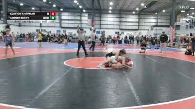 125 lbs Semifinal - Clayton Chapman, Boone RTC vs Tanner Berry, Kellam Mat Rats Wrestling Club