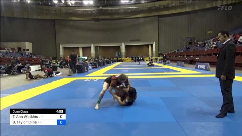 Tabatha Ann Watkins vs Stephanie Taylor Cline 2024 Pan IBJJF Jiu-Jitsu No-Gi Championship