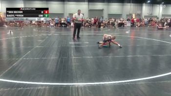 60 lbs Cons. Round 3 - **Ben Becker, Salem Elite vs Baizyl **Fitch, Chicken Coop Wrestling Club