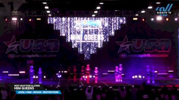 West Coast Fame Allstars - Mini Queens [2025 L1 Mini - Novice - Restrictions Day 1] 2025 USA All Star Cheer Super Nationals