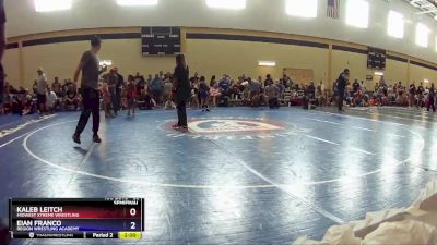 56 lbs Semifinal - Kaleb Leitch, Midwest Xtreme Wrestling vs Eian Franco, Region Wrestling Academy