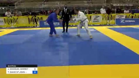 JOSEPH EMANUEL BARRETO vs TIMOTHY DAVID ST JOHN 2020 Pan Jiu-Jitsu IBJJF Championship