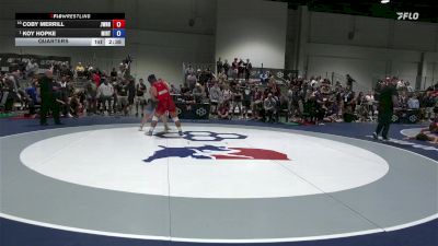 125 lbs Quarters - Coby Merrill, John W. North High School Wrestling vs Koy Hopke, Minnesota - RTC