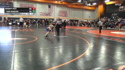 PW-8 lbs Cons. Round 1 - Chip Waskow, Jesup Mat Club vs Berrett Rich, Hawkeye Wrestling Academy