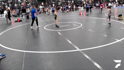 57-62 lbs Cons. Semi - Mason Ebner, Kearney Matcats vs Hudsyn Hagan, FoxFit Wrestling