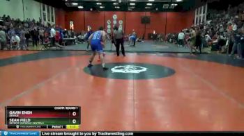 220 lbs Champ. Round 1 - Sean Field, Detroit (CATHOLIC CENTRAL) vs Gavin Engh, DEKALB