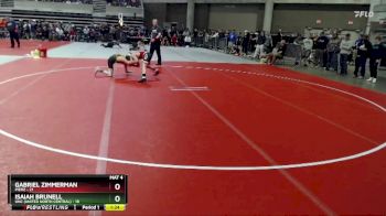 95 lbs Champ. Round 1 - Gabriel Zimmerman, Pierz vs Isaiah Brunell, UNC (United North Central)