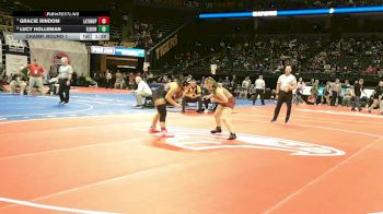 145 Class 1 lbs Champ. Round 1 - Gracie Rindom, Lathrop vs Lucy Holleman, Eldon