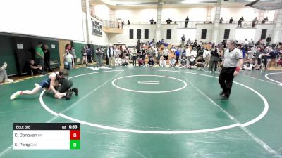 120 lbs Consi Of 8 #1 - Colin Donovan, Bristol-Plymouth vs Everett Pang, Duxbury