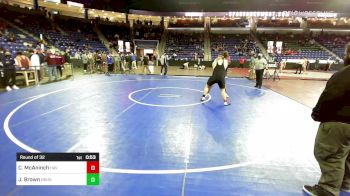 285 lbs Round Of 32 - Colin McAninch, Haverhill vs Jimmy Brown, Nashua South