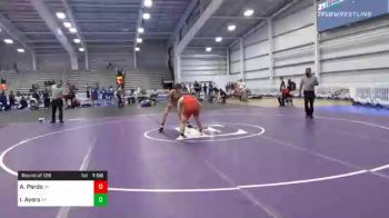 132 lbs Prelims - Anthony Pardo, VA vs Isaac Ayers, MT