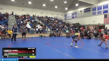 111 lbs Semifinal - Lissette Lomeli, Team So Cal vs Ana Rodriguez, Raiders