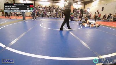 67 lbs Rr Rnd 2 - Hudson Hood, Collinsville Cardinal Youth Wrestling vs Callen Wilkinson, Raw Wrestling Club