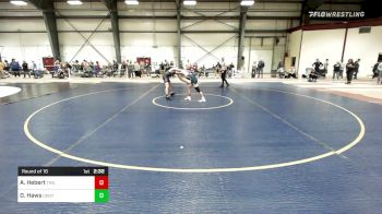 133 lbs Round Of 16 - Aiden Hebert, Trinity vs Danny Haws, Centenary