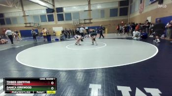 155lbs Cons. Round 1 - Danica Kirkwood, Hillsboro (Girls) vs Timber Griffiths, Stevenson (Girls)