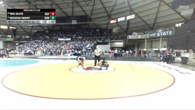 Girls 4A 170 lbs Cons. Round 2 - Nivayah Henry, Skyview (Girls) vs Mia Olivo, Graham-Kapowsin (Girls)