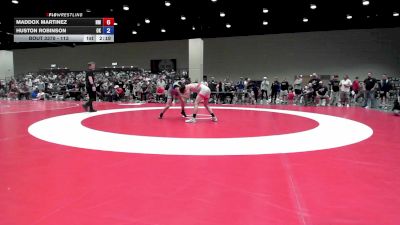 113 lbs Cons. Round 3 - Maddox Martinez, NM vs Huston Robinson, OK