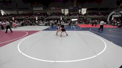 88 lbs Consolation - Kalijah Gonzales, Kingdom WC vs Hayden Bohannon, Windy City Wrestlers