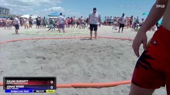 80+ Quarterfinal - Julian Burgett, Fishers Wrestling Club vs Jonas Wiser, West Virginia