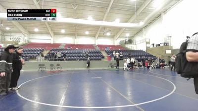 285 lbs 3rd Place Match - Dax Elton, Westlake vs Noah Bingham, Davis