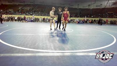 155 lbs 5th Place - Austin Freisberg, Caney Valley Wrestling vs Tyson Brookter, Clinton Youth Wrestling