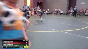 80/90 Cons. Semi - Chloe Green, Hurricane Wrestling Academy vs Avery Dyson, Texas Elite