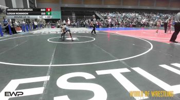 61 lbs Round Of 16 - Jackson Escarcega, MANU WC vs Logan Robinson, Charlotte Hammerheads