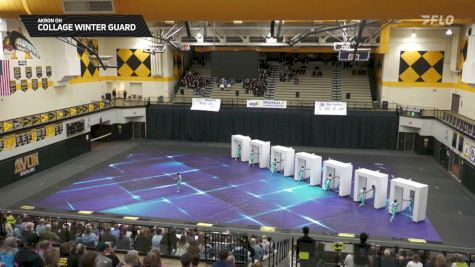 Collage Winter Guard "Akron OH" at 2026 WGI Guard Avon Regional+