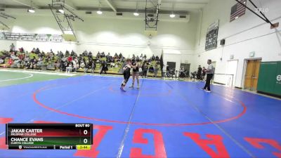 197 lbs Quarterfinal - Chance Evans, Cuesta College vs Jakar Carter, Palomar College