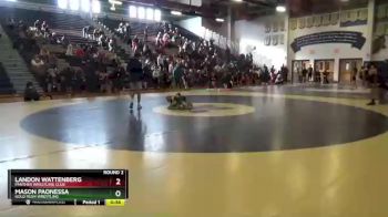 54 lbs Round 2 - Mason Paonessa, Gold Rush Wrestling vs Landon Wattenberg, Panther Wrestling Club