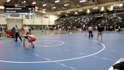 157 lbs Semifinal - Ben Walsh, SBL Warriors vs Brennen Bowers, Jr Viking Wrestling Club