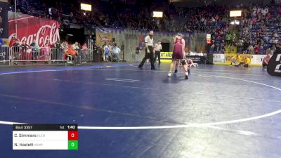 120 lbs Round Of 16 - Conrad Simmers, Glendale vs Nolan Hazlett, Hempfield