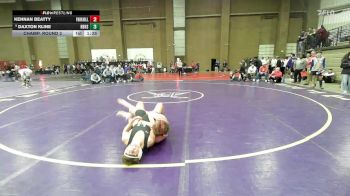 132 lbs Champ. Round 2 - Daxton Kline, Har-Ber vs Kennan Beatty, Park Hill