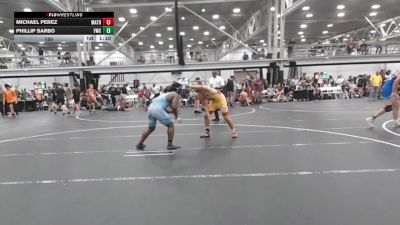 150 lbs Round 4 (6 Team) - Michael Perez, Mat Assassins Red vs Phillip Sarbo, Freakztyle Wrecking Crew
